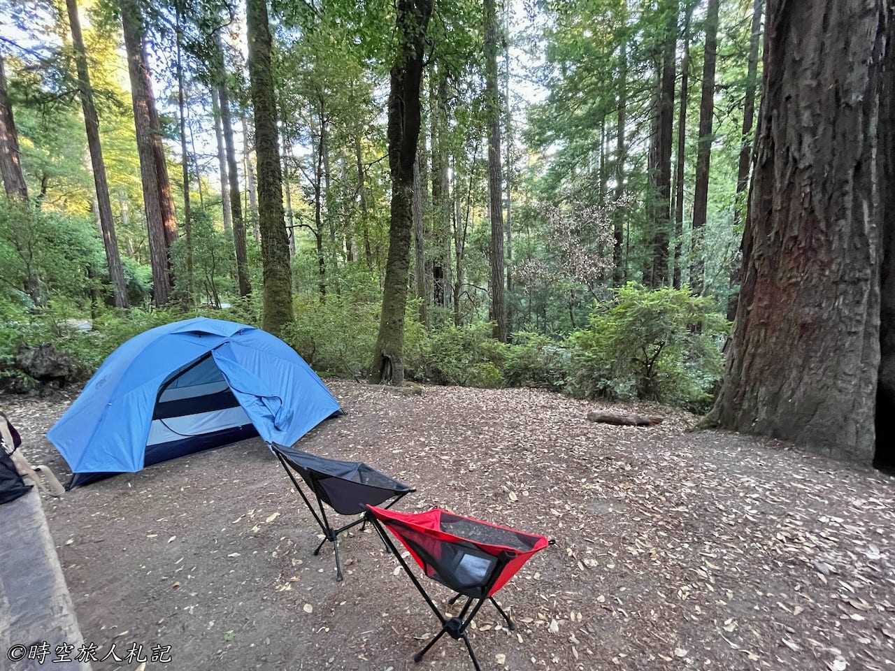 Portola redwood state park,Portola redwood campground,Tiptoe falls 4