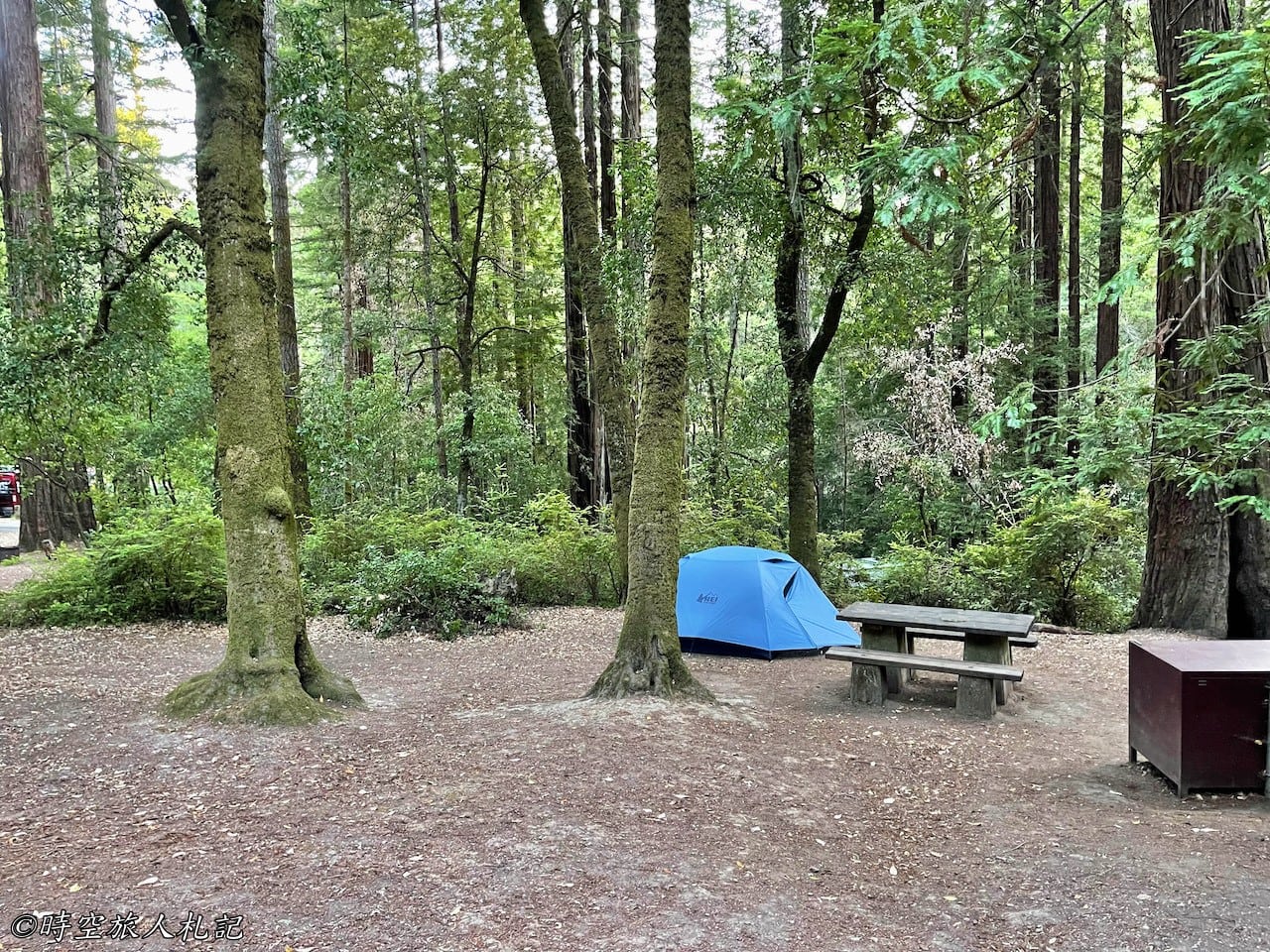 Portola redwood state park Camping