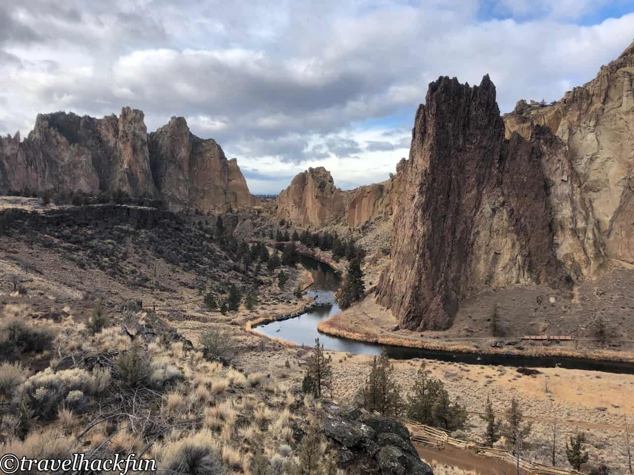Smith Rock State Park Winter