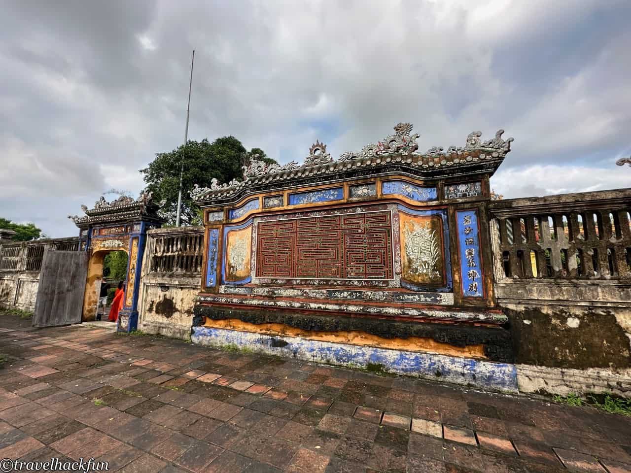 Hue, Hue, Hue one day tour, Kai Dinh Mausoleum, Thien Mu Temple 153