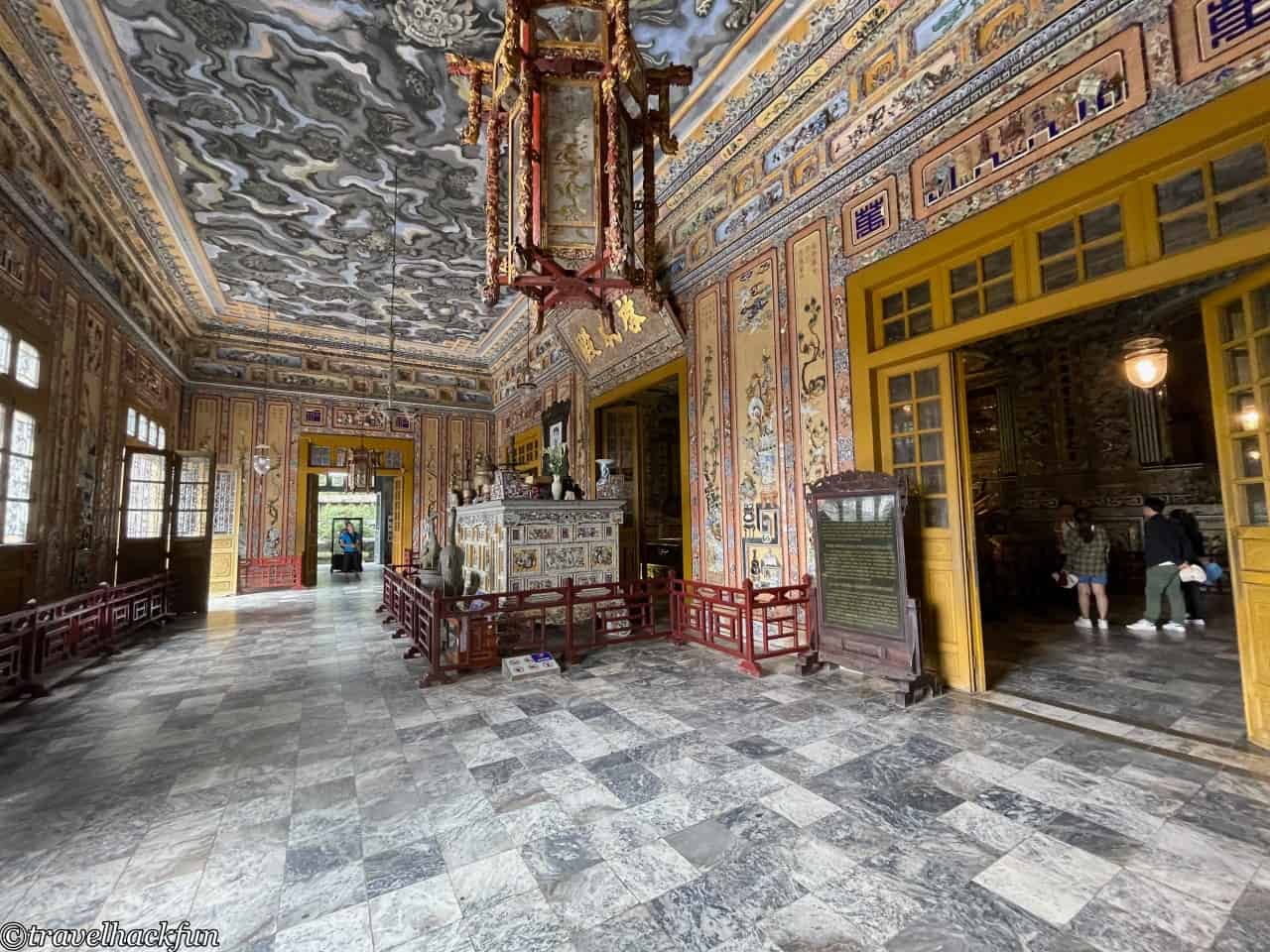 Hue, Hue, Hue one day tour, Cai Dinh Mausoleum, Thien Mu Temple 41