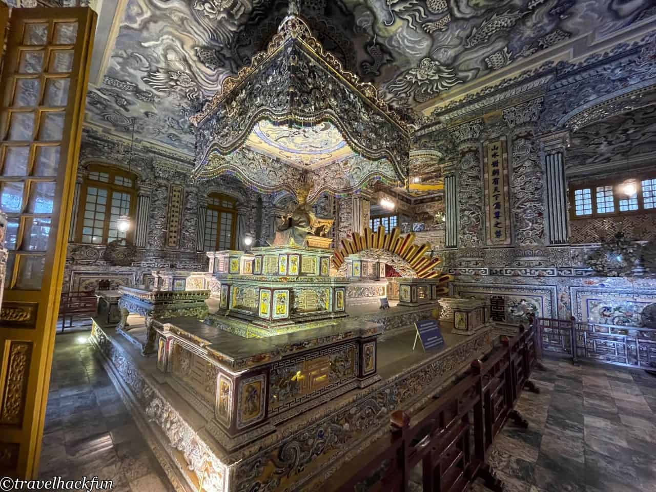 Hue, Hue, Hue one day tour, Cai Dinh Mausoleum, Thien Mu Temple 46