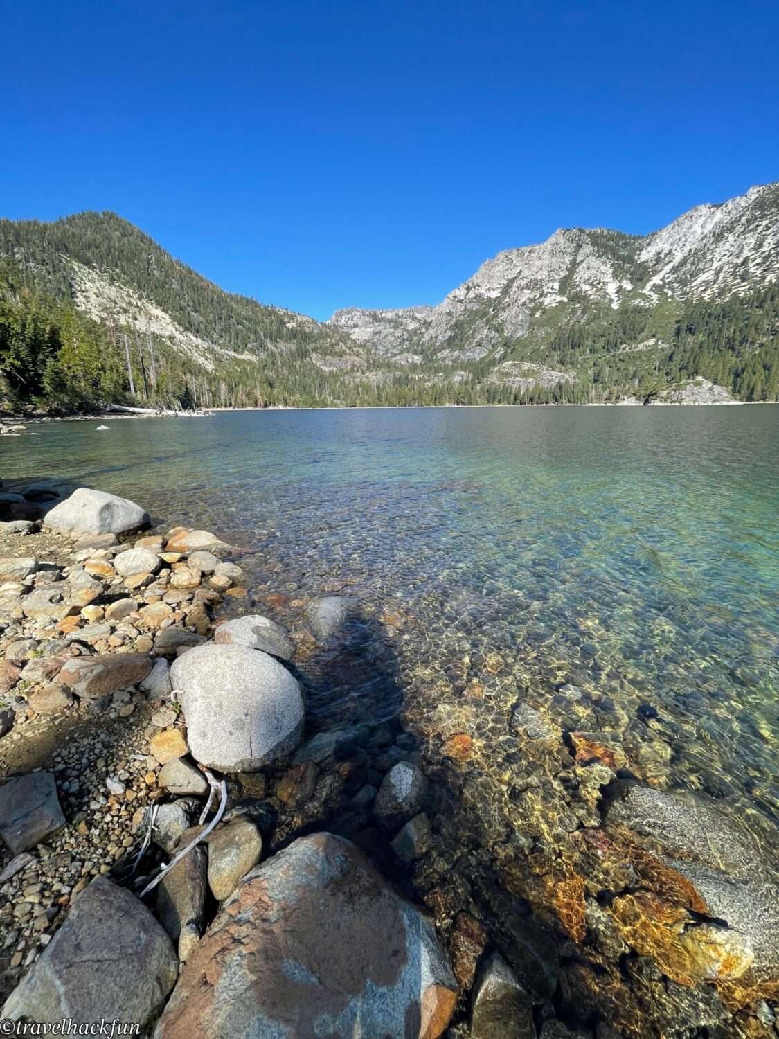 【太浩湖景點】Emerald Bay State Park 翡翠灣州立公園|壯麗湖灣・瀑布健行・維京城堡 46 Emerald Bay State Park,翡翠灣州立公園,Vikingsholm,Rubicon Trail,Eagle Falls 45