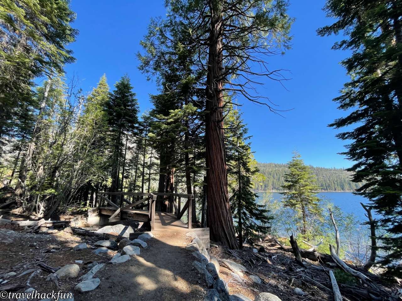 【太浩湖景點】Emerald Bay State Park 翡翠灣州立公園|壯麗湖灣・瀑布健行・維京城堡 42 Emerald Bay State Park,翡翠灣州立公園,Vikingsholm,Rubicon Trail,Eagle Falls 41