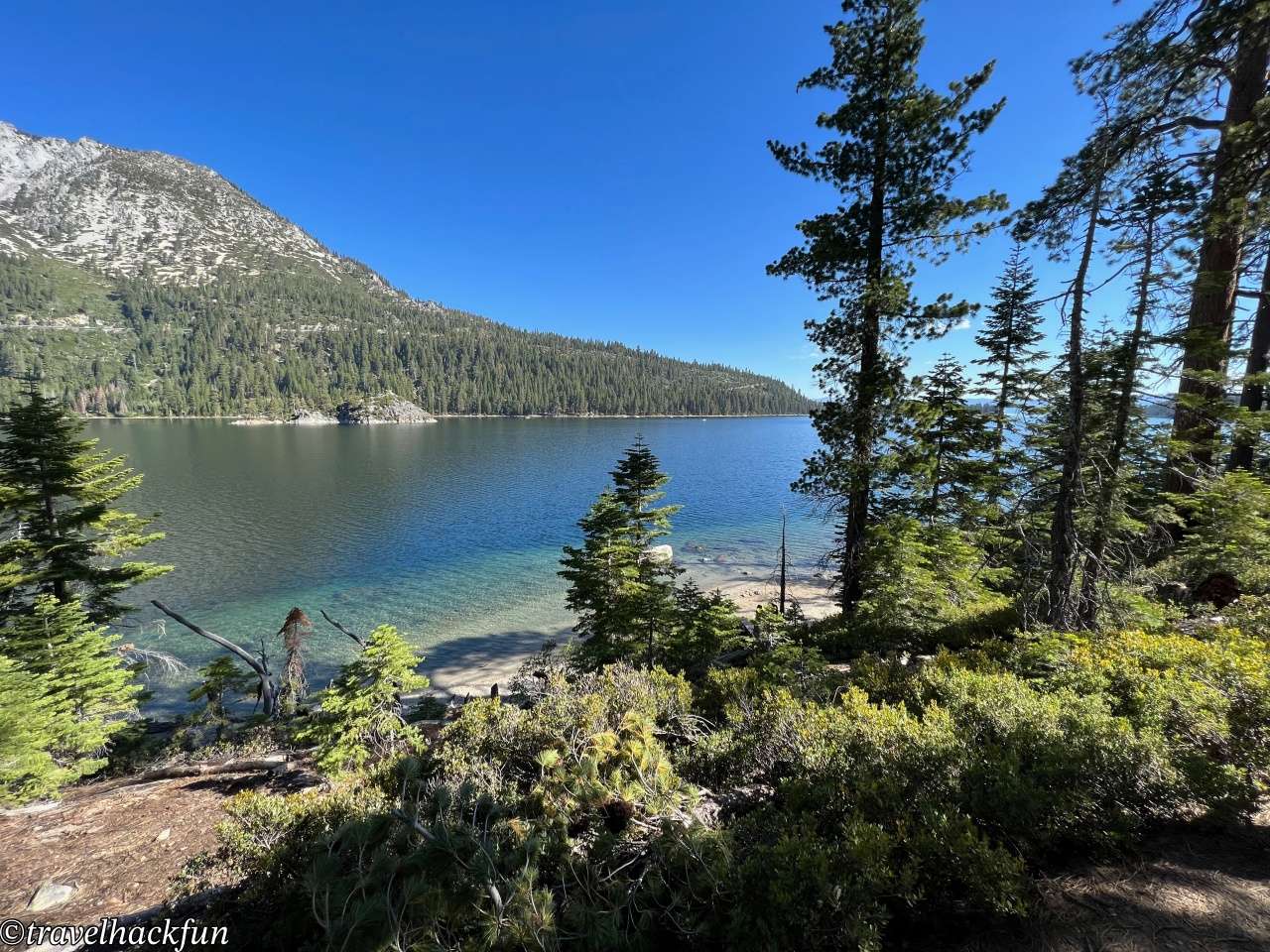 【太浩湖景點】Emerald Bay State Park 翡翠灣州立公園|壯麗湖灣・瀑布健行・維京城堡 44 Emerald Bay State Park,翡翠灣州立公園,Vikingsholm,Rubicon Trail,Eagle Falls 43