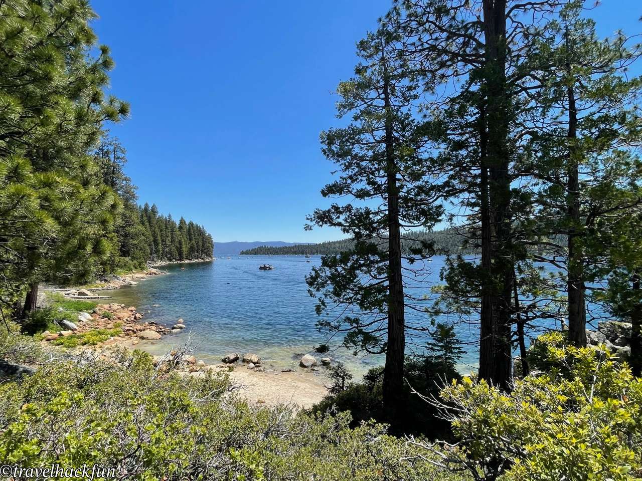 【太浩湖景點】Emerald Bay State Park 翡翠灣州立公園|壯麗湖灣・瀑布健行・維京城堡 26 Emerald Bay State Park,翡翠灣州立公園,Vikingsholm,Rubicon Trail,Eagle Falls 26